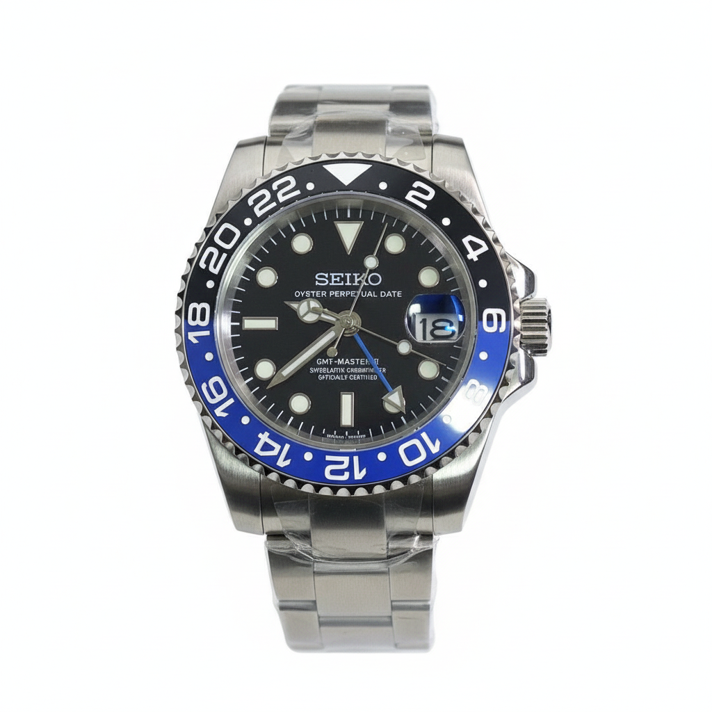 GMT two tone dial ‘Batman’ 40mm